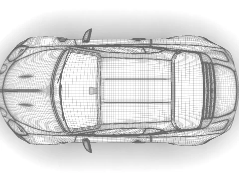 Alpine A110 2018 3D Model