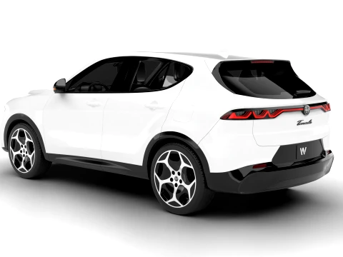 Alfa Romeo Tonale Ibrida Plug-in Hybrid 2026 3D Model