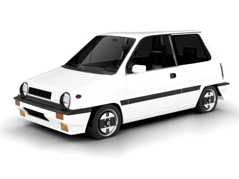 Honda City R 1985 3D Model