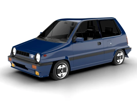Honda City R 1985 3D Model