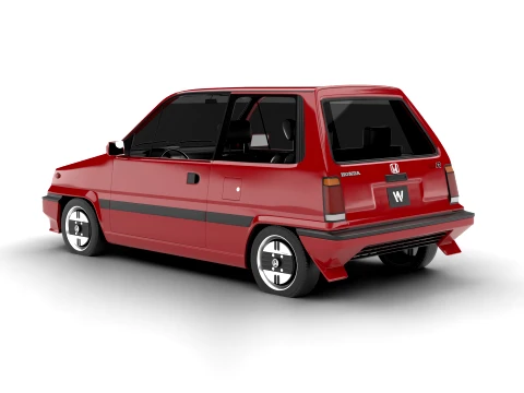 Honda City R 1985 3D Model