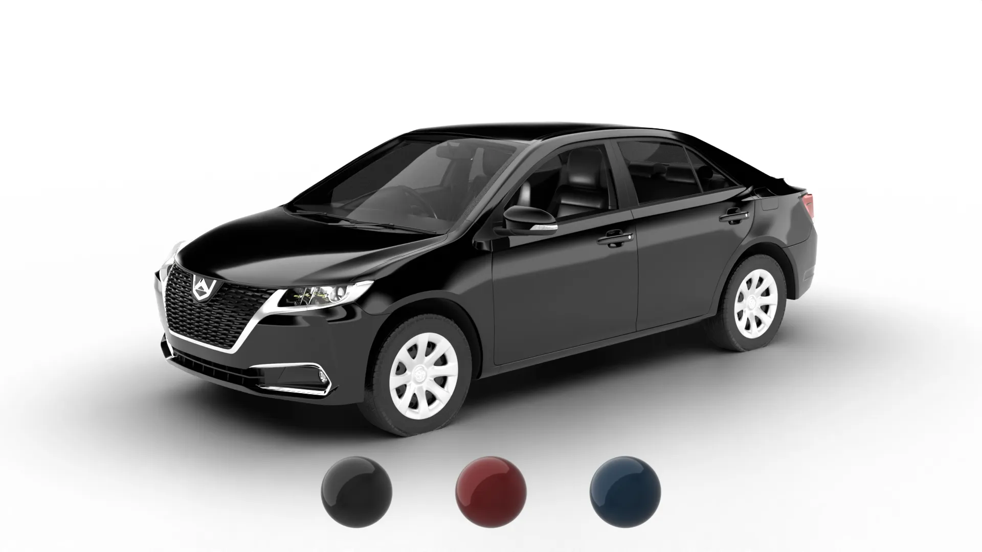 Toyota Allion 2019 3D Model .c4d .max .obj .3ds .fbx .stl .blend 