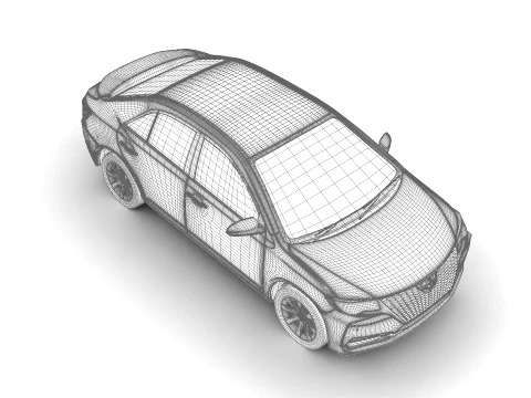 Toyota Allion 2019 3D Model