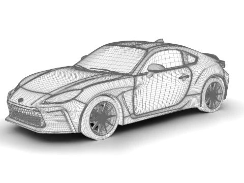 Toyota GR86 2022 3D Model