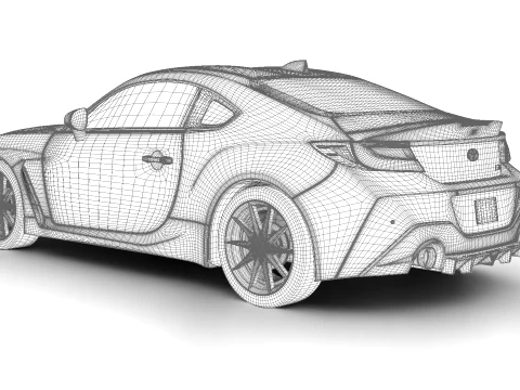 Toyota GR86 2022 3D Model