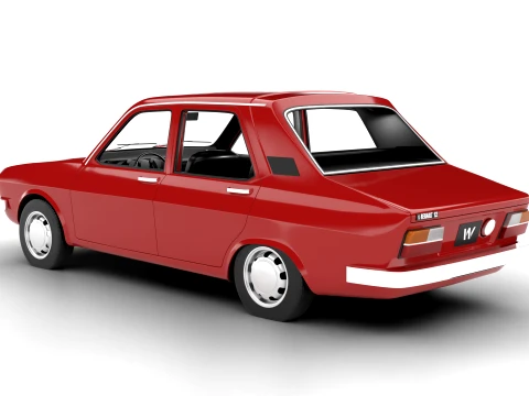 Renault 12 Berlina 1975 3D Model