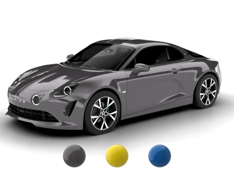 Alpine A110 GT 2022 3D Modell
