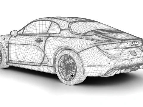 Alpine A110 GT 2022 3D Model