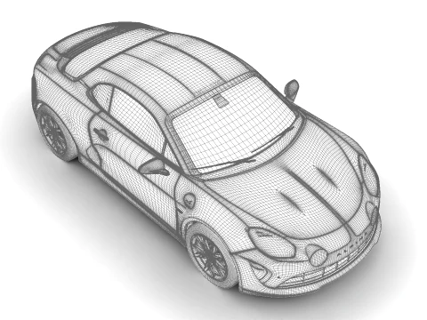 Alpine A110 GT 2022 3D Model