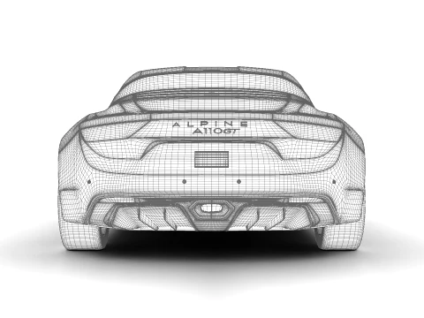 Alpine A110 GT 2022 3D Model