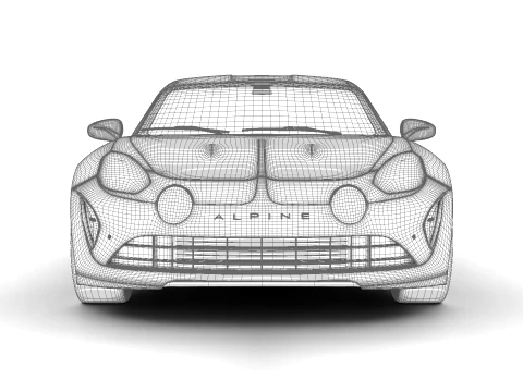 Alpine A110 GT 2022 3D Model