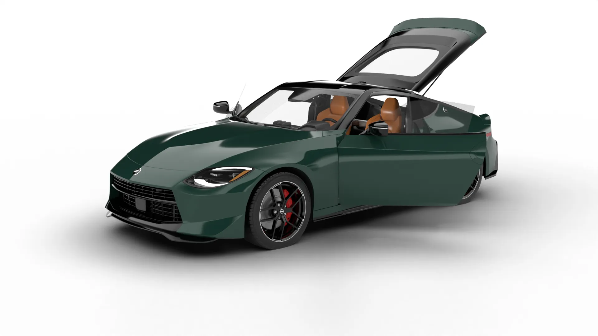 Nissan Z Perfomance 2027 HQ 3D Model .c4d .max .obj .3ds .fbx .stl .blend 