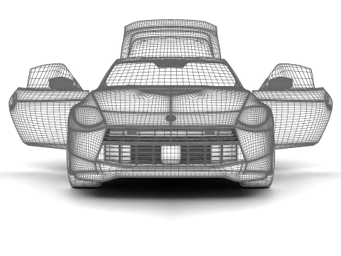 Nissan Z Perfomance 2027 HQ 3D Model