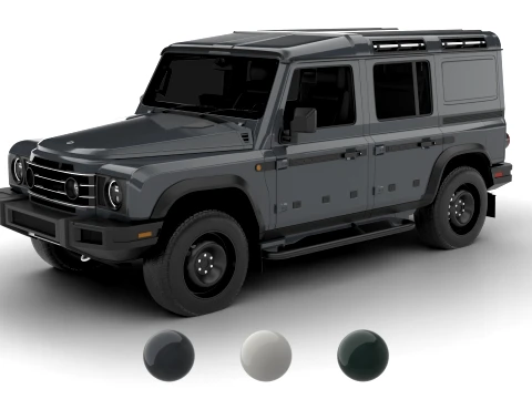 Ineos Grenadier 5-Sitzer Utility Wagon 2024 3D Modell