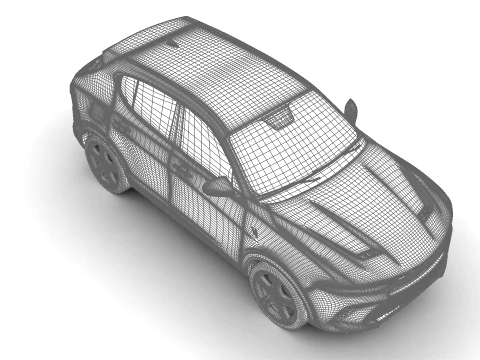 Dodge Hornet 2023 3D Model