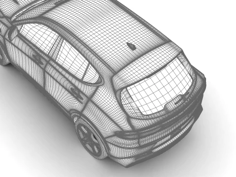 Dodge Hornet 2023 3D Model