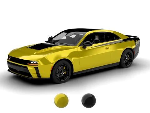 Dodge Charger Super Bee Launch Edition 2027 3D मॉडल