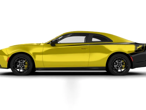 Dodge Charger Super Bee Launch Edition 2027 3D Model