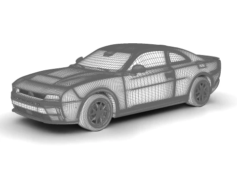 Dodge Charger Super Bee Launch Edition 2027 3D Model