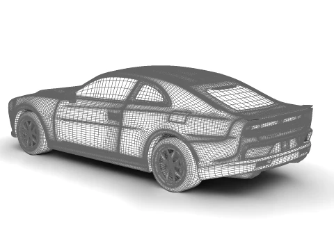 Dodge Charger Super Bee Launch Edition 2027 3D Model