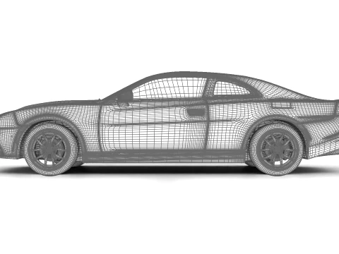 Dodge Charger Super Bee Launch Edition 2027 3D Model