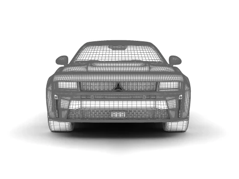 Dodge Charger Super Bee Launch Edition 2027 3D Model