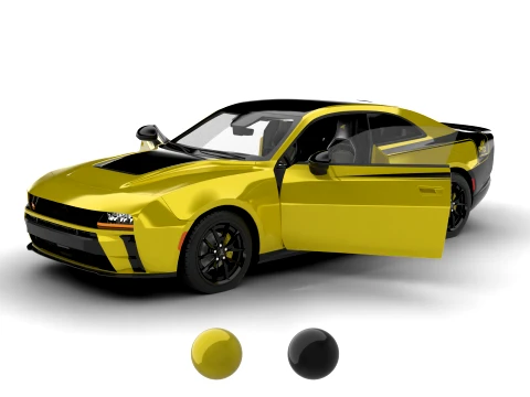 Dodge Charger Super Bee Launch Edition 2027 HQ 3D मॉडल