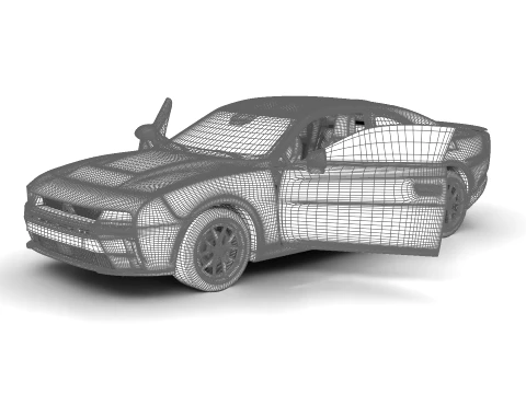 Dodge Charger Super Bee Launch Edition 2027 HQ 3D Model