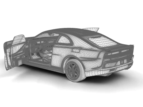 Dodge Charger Super Bee Launch Edition 2027 HQ 3D Model