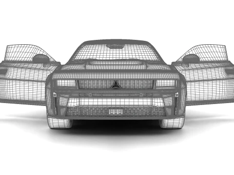 Dodge Charger Super Bee Launch Edition 2027 HQ 3D Model
