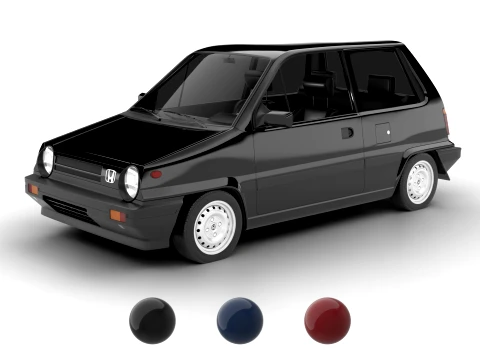 Honda City Pro 1982 3D Modell