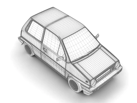 Honda City Pro 1982 3D Model