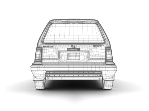 Honda City Pro 1982 3D Model