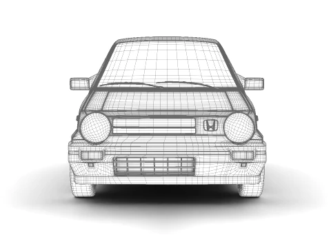 Honda City Pro 1982 3D Model