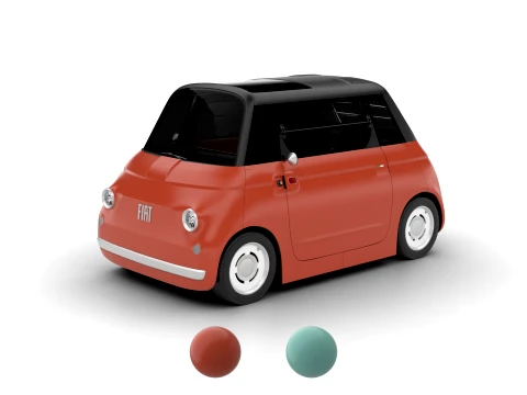 Fiat Topolino Corallo 2025 3D Modell