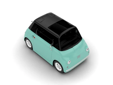 Fiat Topolino Corallo 2025 3D Model