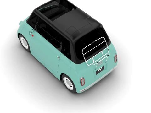Fiat Topolino Corallo 2025 3D Model