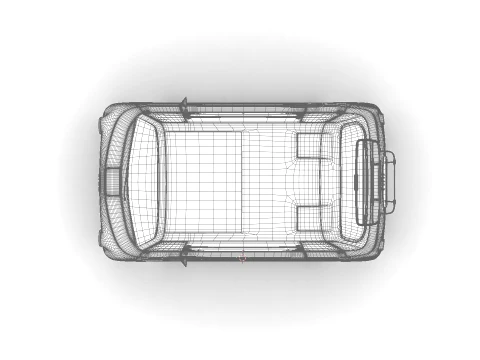 Fiat Topolino Corallo 2025 3D Model