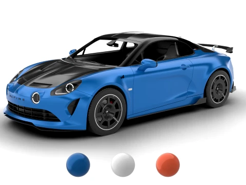 Alpine A100R 2023 3D Model
