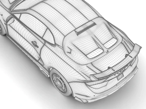 Alpine A100R 2023 3D Model