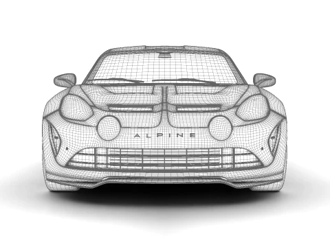 Alpine A100R 2023 3D Model