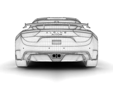 Alpine A100R 2023 3D Model