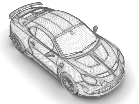 Alpine A100R 2023 3D Model