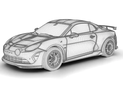 Alpine A100R 2023 3D Model