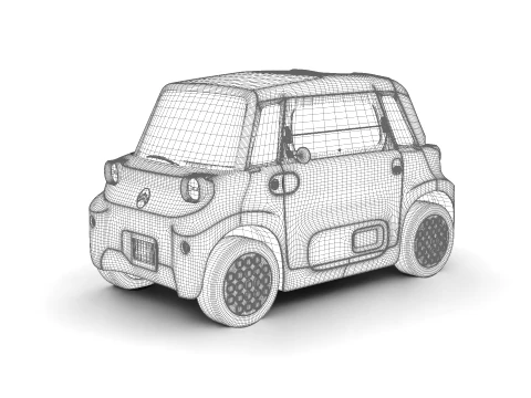 Citroen Ami 2025 3D Model