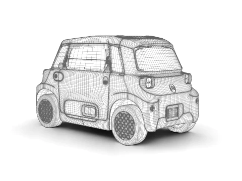 Citroen Ami 2025 3D Model