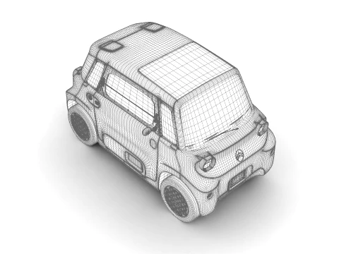 Citroen Ami 2025 3D Model