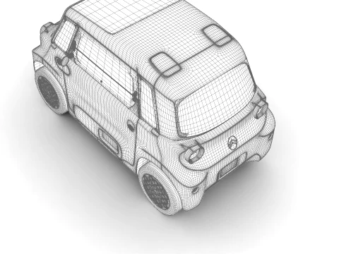 Citroen Ami 2025 3D Model