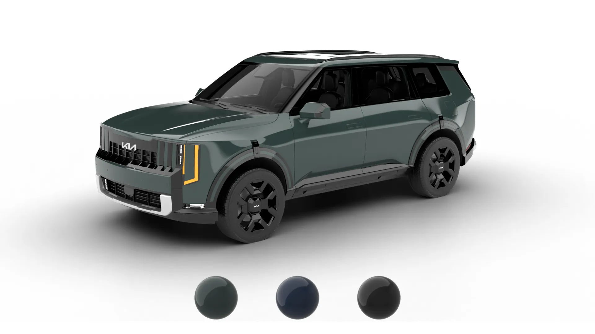 Kia Telluride SX 2027 3D Model .c4d .max .obj .3ds .fbx .stl .blend