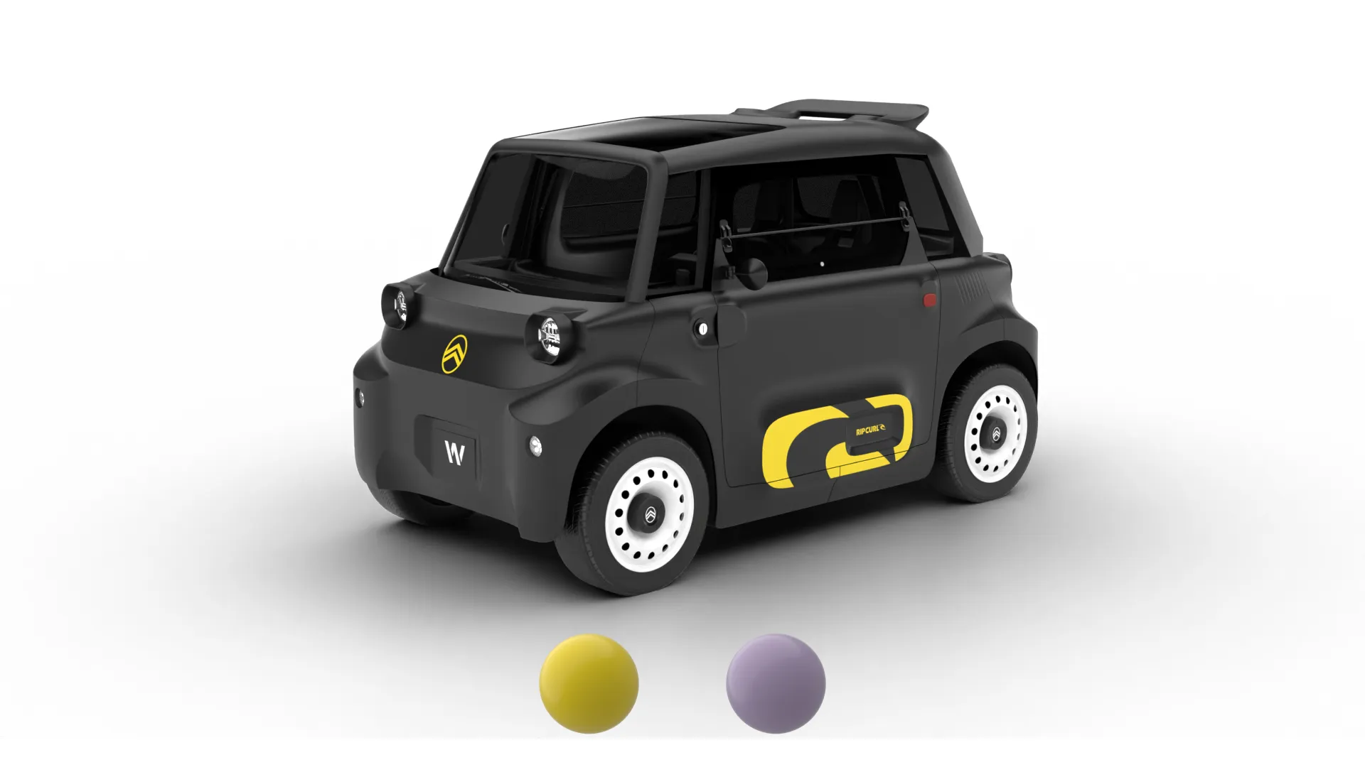 Citroen Ami Rip Curl 2026 3D Model .c4d .max .obj .3ds .fbx .stl .blend